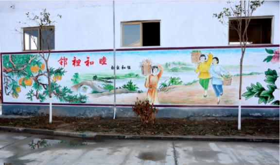 乐平乡镇文化墙 乡风文明焕发新活力