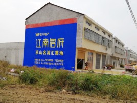 乐平农村墙体广告在不同形式上面展现的不同特色