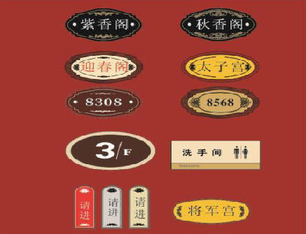 乐平门牌设计制作三要素。